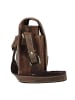 Greenburry Vintage Umhängetasche Leder 16 cm in brown