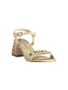 Laura Biagiotti Beige Polyurethan Damen Sandale