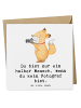 Mr. & Mrs. Panda Einladungskarte Fotograf Herz mit Spruch in Weiß