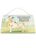 Mr. & Mrs. Panda Holzschild Hund Australien Shepherd Design mit ... in Weiß