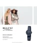Regent Analog-Armbanduhr Regent Metallarmband dunkelblau klein (ca. 29mm)