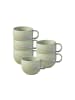 like. by Villeroy & Boch 6er Set Espressotassen Perlemor Alga 60 ml in grün