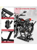 COSTWAY Motorrad Hebebühne in Schwarz
