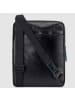 Piquadro Blue Square Revamp Umhängetasche Leder 22 cm in black