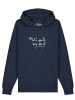 wat? Apparel Sweatshirt Ich zähl bis drei in Dunkelblau