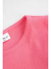 Coccodrillo Geripptes Langarmshirt in rosa