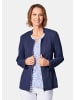 GOLDNER Blazer (Typ Indoorjacke) Blazer in leicht elastischer Qualität in blau