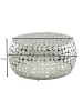 KADIMA DESIGN Couchtisch Metall Silber 66x66x32 cm Sofatisch Aluminium, Design