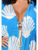 Linga Dore Linga Dore Kimono in Ortensia blue stripe