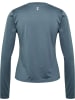 Hummel T-Shirt "Hmlmt Aura Mesh T-Shirt L/S" in Grau