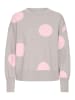 b. young BYOMME DOT JUMPER - regular fit in Light Grey Melange Mix