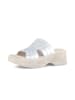 Gabor Plateau Sandalen in silber