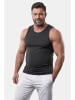 Men Plus Tank Top in schwarz
