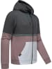 ragwear Kapuzensweatjacke Blocky in Black