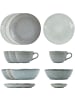 House Doctor Brunch Kit aus Geschirr-Set Rustic in grau
