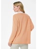 GOLDNER Kurzgröße:  Cardigan in langer offener Form in pfirsich