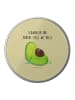Mr. & Mrs. Panda Blechdose Avocado Schwangerschaft mit Spruch in Gelb Pastell