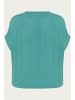 KAFFE curve Kurzarm-Bluse KCami Loose fit in Teal