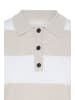 ICHI Strickpullover kurzarm IHLULS Loose fit in WIDE OATMEAL WHITE STRIPE