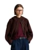 Marc O'Polo DENIM Bouclé-Kapuzenjacke regular in Espresso Brown