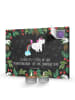 Mr. & Mrs. Panda adventskalender kerzen Einhorn Pupsen mit Spruch in Kreidetafel