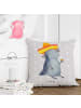 Mr. & Mrs. Panda 40 x 40 Kissen Axolotl Tequila ohne Spruch in Grau Pastell