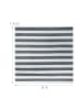 relaxdays Zaunblende in Grau/ Weiß - (B)6 x (H)1,2 m