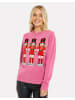 Threadbare Weihnachtspullover THB Juniper Xmas Jumper in pink