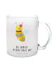 Mr. & Mrs. Panda Tasse Biene Blume mit Spruch in Transparent