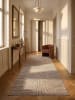 KADIMA DESIGN ERESMA Teppichläufer Beige 80x300 Geometrisch Polyester Wohnzimmer in Beige