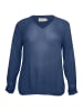 KAFFE curve Langarm-Bluse KCami Regular fit in Vintage Indigo