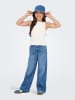 KIDS ONLY Jeans mit weitem Bein in Light Blue Bleached Denim