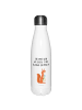 Mr. & Mrs. Panda Trinkflasche Eichhörnchen Blume mit Spruch in Weiß