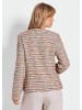 GOLDNER Kurzgröße:  Elegante Bouclé-Jacke mit Multicolor-Design in bunt / gemustert