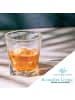 Intirilife Whisky Glas 'VINTAGE' - Whiskey Kristallglas in 2x Transparent Klar