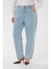 KAFFE curve Jeans KCninna Loose fit in Light Blue Washed Denim