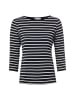 More & More Shirt in marine weiß