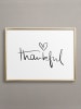 Tales by Jen Poster / Kunstdruck "Thankful“ I Ohne Rahmen