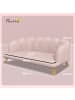 Pawhut Hundesofa Rosa 98,5B x 60,5T x 35,5H cm