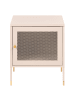 Beliani Nachttisch OSSETT in Beige/Gold - (W) 45 x (H) 51 x (L) 35 cm