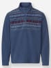 WITT WEIDEN Fleece-Shirt in jeansblau-gemustert