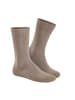 Hudson Socken Relax Cotton druckfreier Bund in Sahara