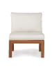 home24 Loungeset Bayton 3-teilig Kombi C in Beige / Braun