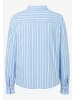 More & More Bluse in hellblau weiß