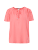 QS Bluse kurzarm in Pink