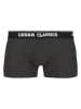 Urban Classics Boxershorts in black/charcoal