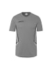 uhlsport  Trainings-T-Shirt Equipe 29 in steingrau/weiß/schwarz