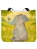 Mr. & Mrs. Panda Damen Shopper Elefant Biene Design ohne Spruch in Weiß