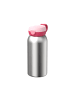 Mepal Edelstahl-Trinkflasche mit Klappdeckel Campus 600 ml in Cool Pink