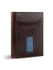 Bugatti Secure Slim Geldbörse RFID Schutz Leder 8 cm braun